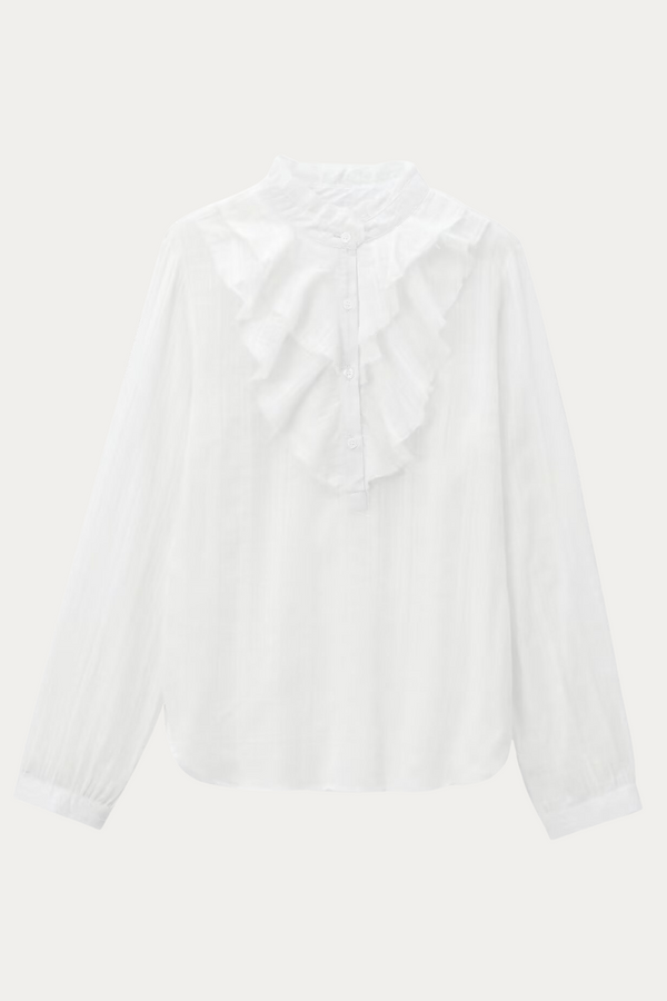 Diana Ruffled Neck Blouse