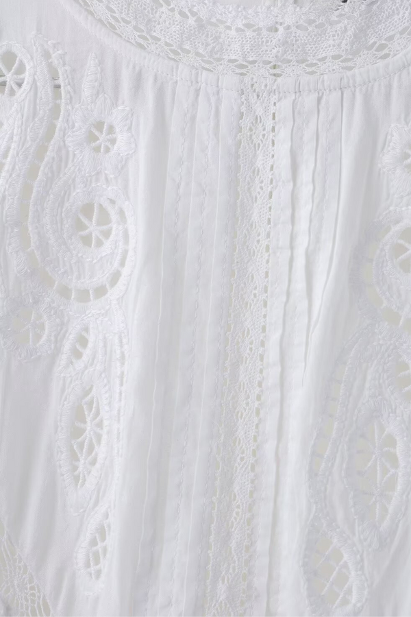 Curitis Short Sleeve Embroidered Shirt
