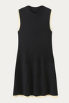 Kerr Sleeveless Rib-knit Midi Dress