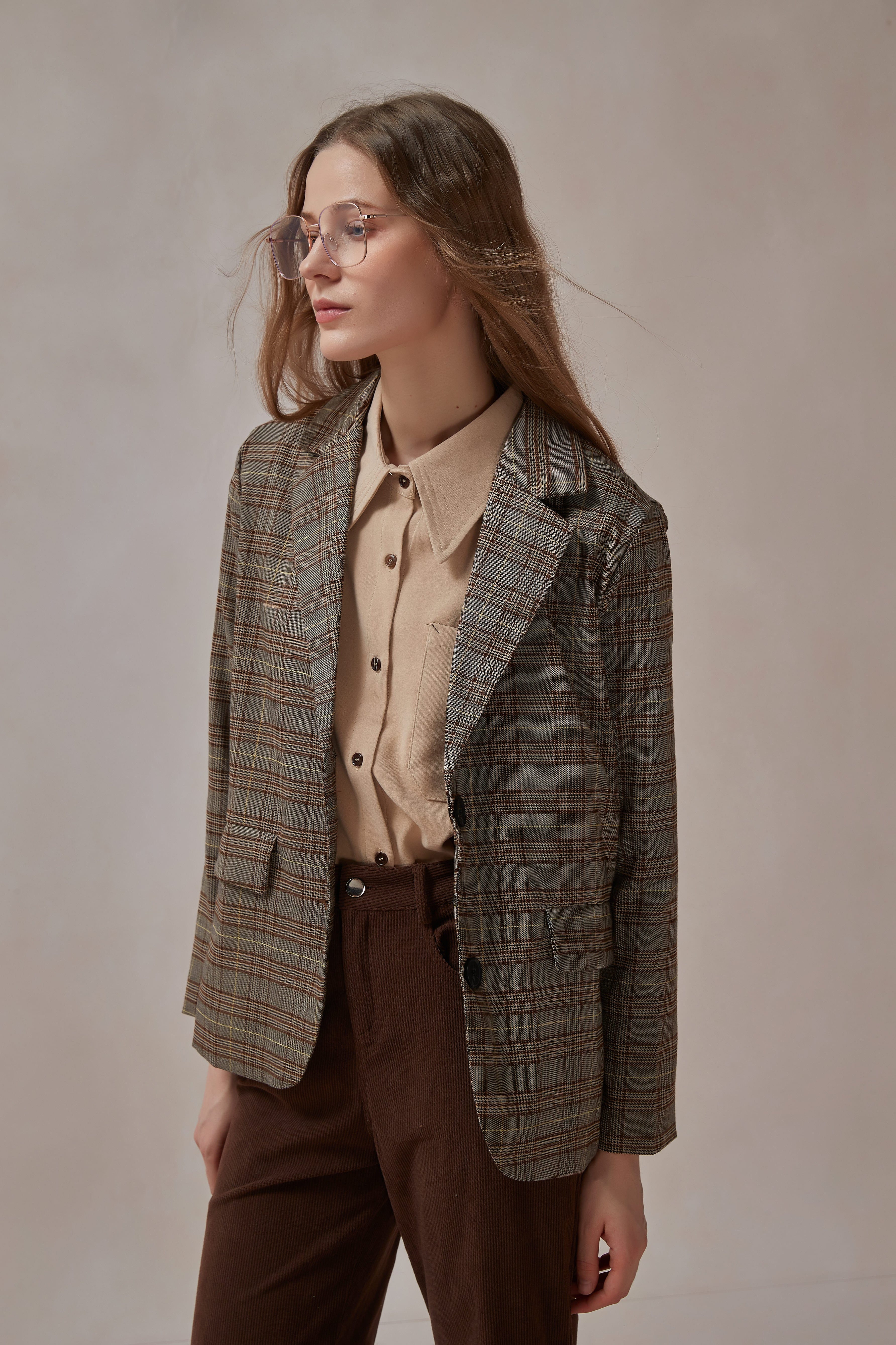 Eloise Check Blazer