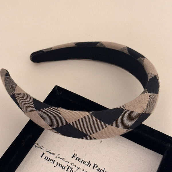 Vintage Plaid Headband - DAStyle