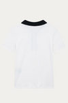Miranda White and Black T Shirt
