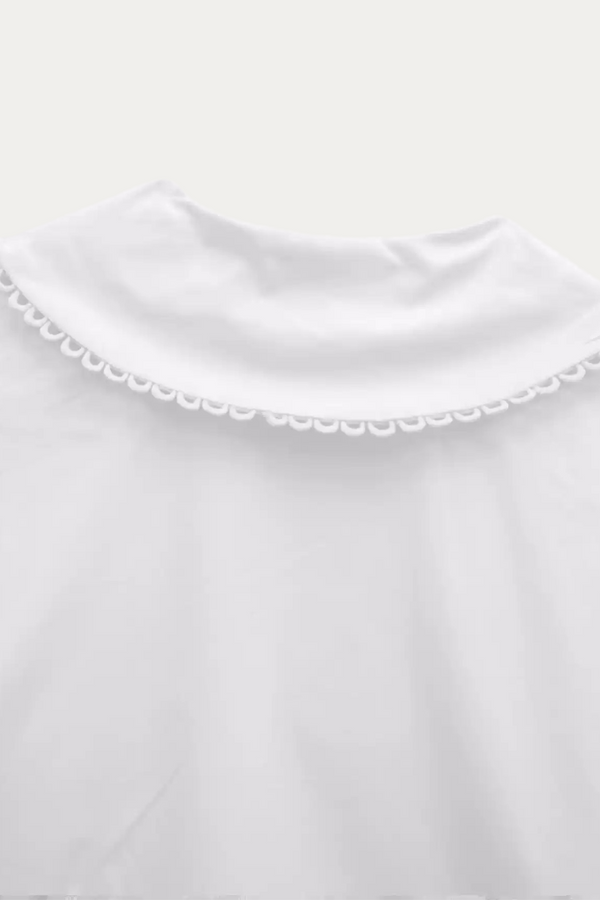 Matthew White Blouse with Peter Pan Collar