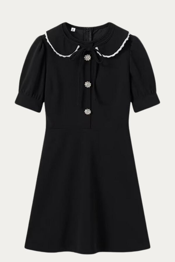 Truman White Dress Peter Pan Collar