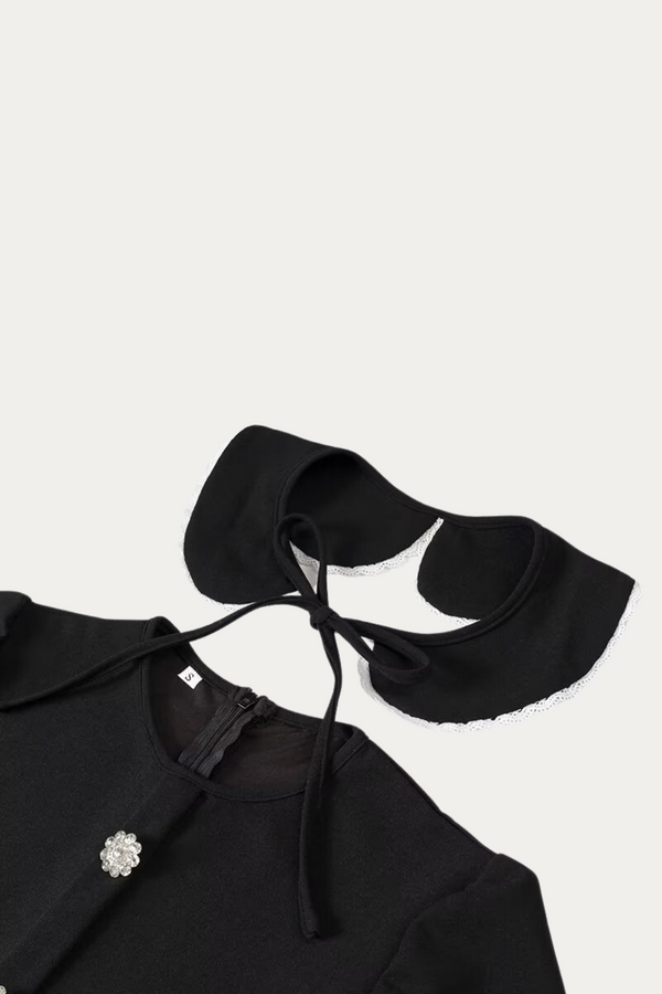 Truman White Dress Peter Pan Collar