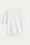 Samantha White Knit Shirt