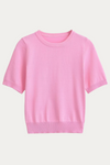 Samantha White Knit Shirt