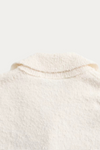 Griffith White Knitted Polo Shirt