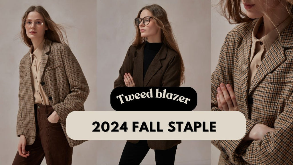 Tweed Blazers-Essential for 2024 Fall Fashion