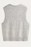 Tamsin Button Up Vintage Cable Knit Vest