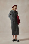 Naomi 3pcs Wool Set (Vest, Turtleneck, Skirt)