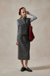 Naomi 3pcs Wool Set (Vest, Turtleneck, Skirt)