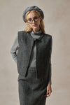 Naomi 3pcs Wool Set (Vest, Turtleneck, Skirt)