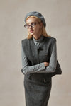 Naomi 3pcs Wool Set (Vest, Turtleneck, Skirt)