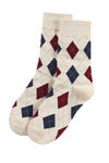 Vintage Argyle Cotton Socks