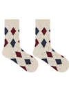 Vintage Argyle Cotton Socks