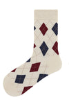 Vintage Argyle Cotton Socks