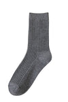 Rib Knit Wool Socks