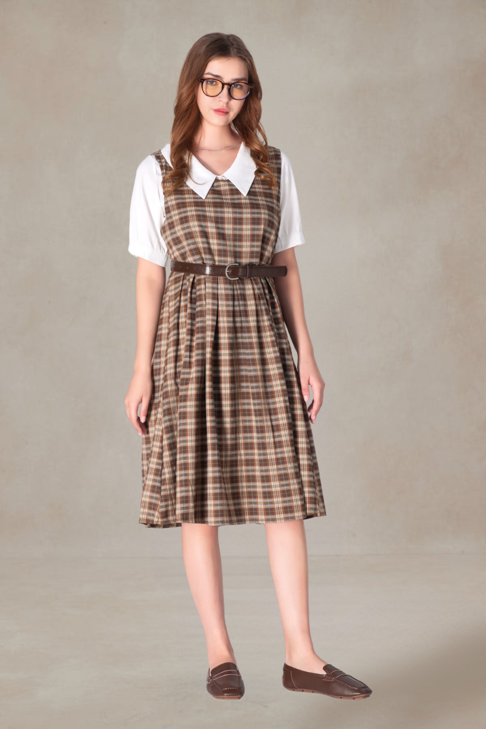 Ernest Babydoll Plaid Dress Ernest Babydoll Plaid Dress