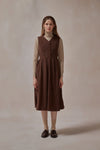 Brown-Corduroy-Dress