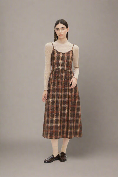 Magdalen Fall Plaid Dress