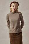 Light Brown Mock Turtleneck 1