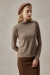 Light Brown Mock Turtleneck 2