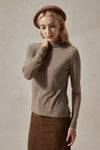 Light Brown Mock Turtleneck 5