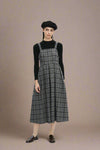 Adah Navy Plaid Dress