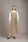 Geneva Plaid Drop Waist Dress