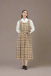 Geneva Plaid Drop Waist Dress