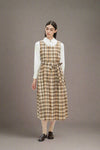 Geneva Plaid Drop Waist Dress
