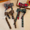 Plaid Hair Clips