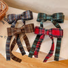 Plaid Hair Clips
