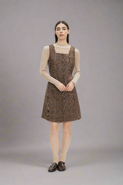 Eleanora Plaid Mini Dress