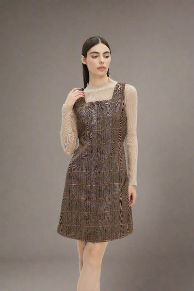Eleanora Plaid Mini Dress