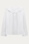 Kerri White Peter Pan Collar Blouse