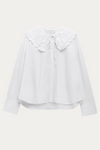 Kerri White Peter Pan Collar Blouse