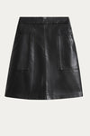 Aris Pu Leather Skirt - DAStyle