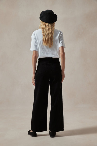 Audrey Black Corduroy Pant - DAStyle