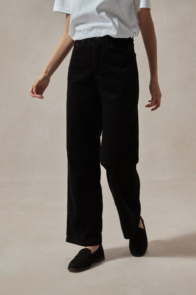 Audrey Black Corduroy Pant - DAStyle