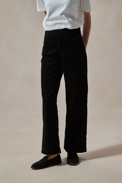 Audrey Black Corduroy Pant - DAStyle