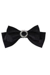 Big Black Velvet Hair Bow - DAStyle