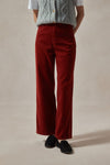 Billie Burgundy Corduroy Pant - DAStyle