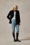 Lenore Black Corduroy Blazer