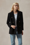 Lenore Black Corduroy Blazer