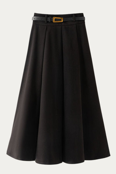 black-wool-skirt