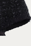 Regina Black Tweed Mini Dress