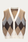 Briony Plus Size Argely Sweater Vest - DAStyle