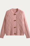 Abigail's Picks--Voila Cable Knit Toggle Cardigan